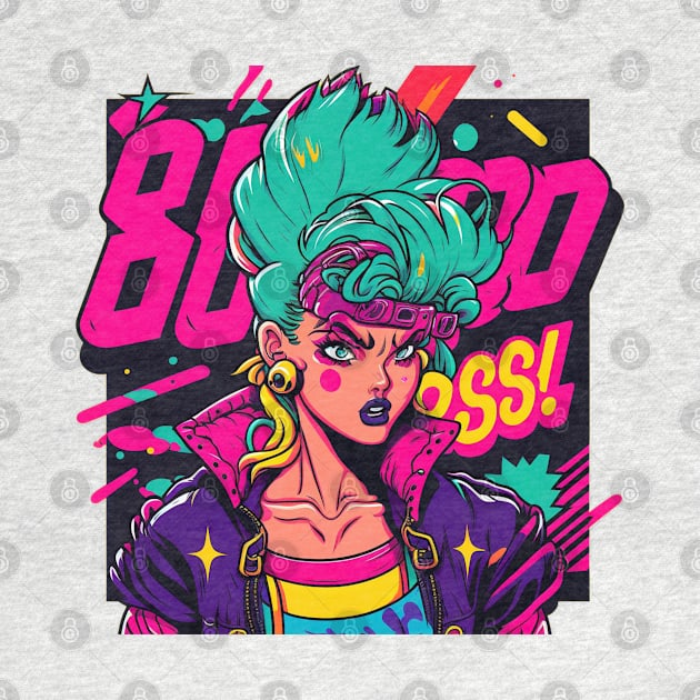 Woman Gangster Pop Art by Skywiz